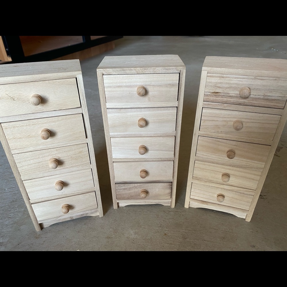 3 Tiny Jewelry Drawers